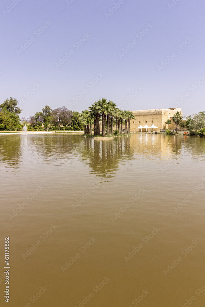 Jnan Sbil (Bou Jeloud Gardens), ancient city Royal park near old Medina in Fez. Jnan Sbil (Bou Jeloud Gardens), ancient city Royal park near old Medina in Fez.