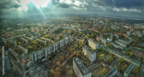 top view of Wroclaw, Poland