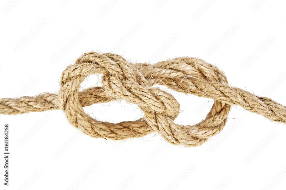 Rope on a white background
