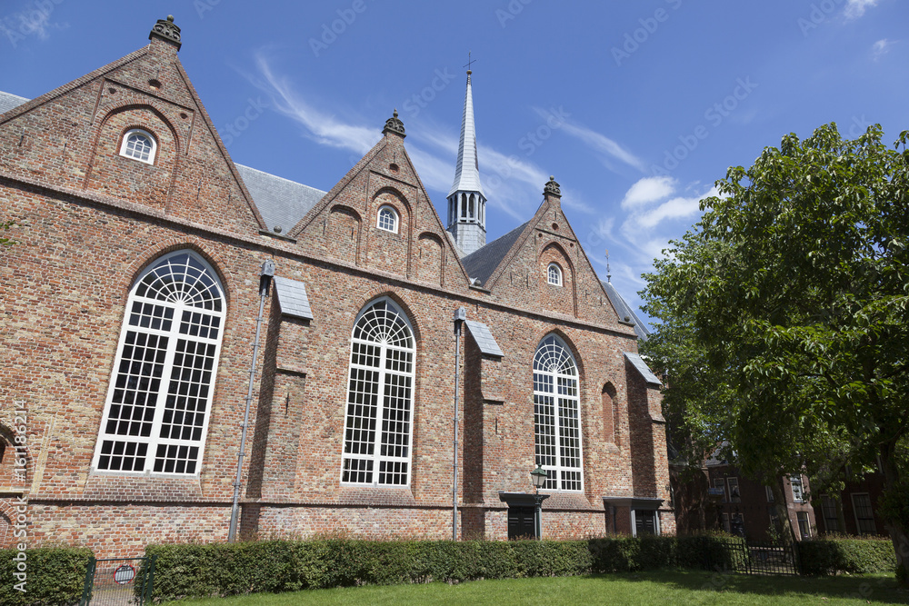 jacobijner church in centre of leeuwarden in the netherlands