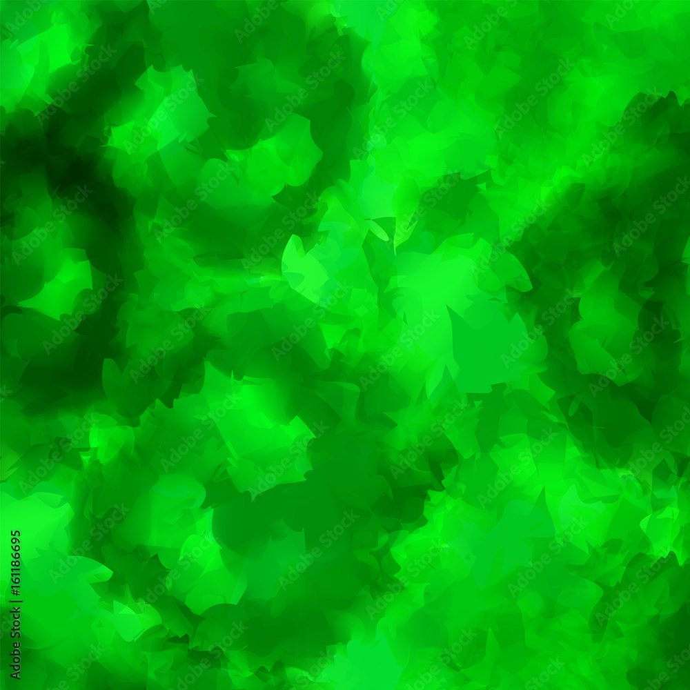 Green watercolor texture background. Outstanding abstract green watercolor texture pattern. Expressive messy vector illustration.