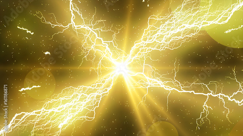 Wallpaper Mural 稲妻エフェクトイメージ Torontodigital.ca