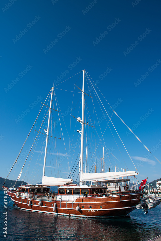 Yachting marina of Marmaris in Turkey