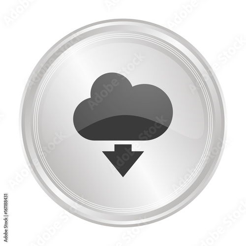 Wolke herunterladen - Verchromter Button