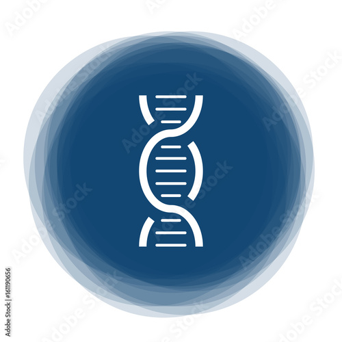 Abstract round button - DNS - science