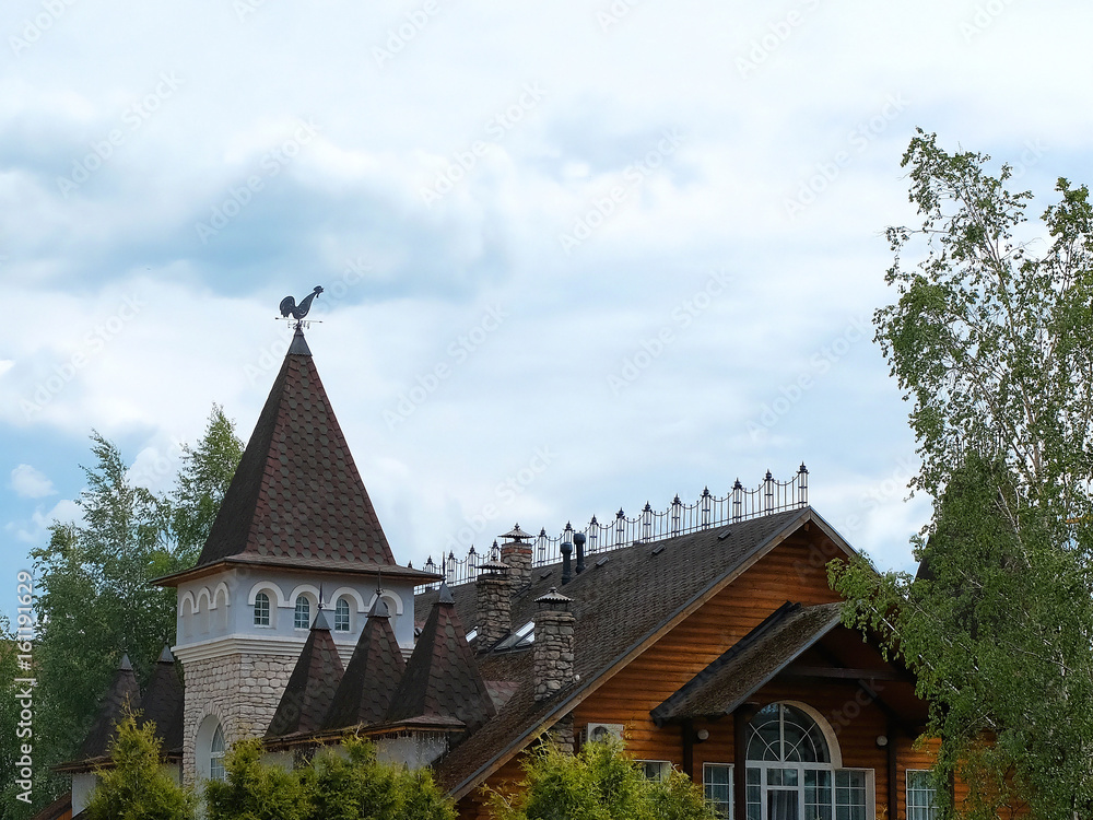Fototapeta premium The hotel is in the city of Sergiev Posad
