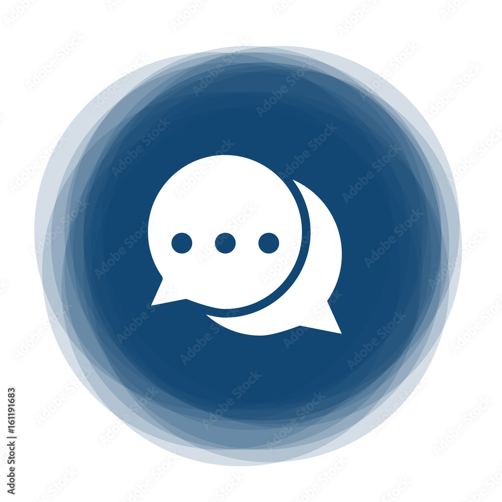 Abstract round button - chat - communication Abstract round button - chat - communication