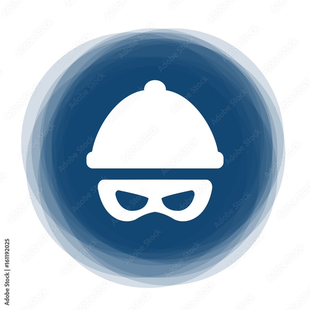 Abstract round button - thief Abstract round button - thief