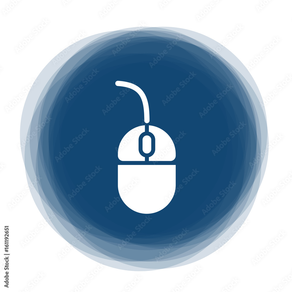 Abstract round button - cursor - computer mouse Abstract round button - cursor - computer mouse