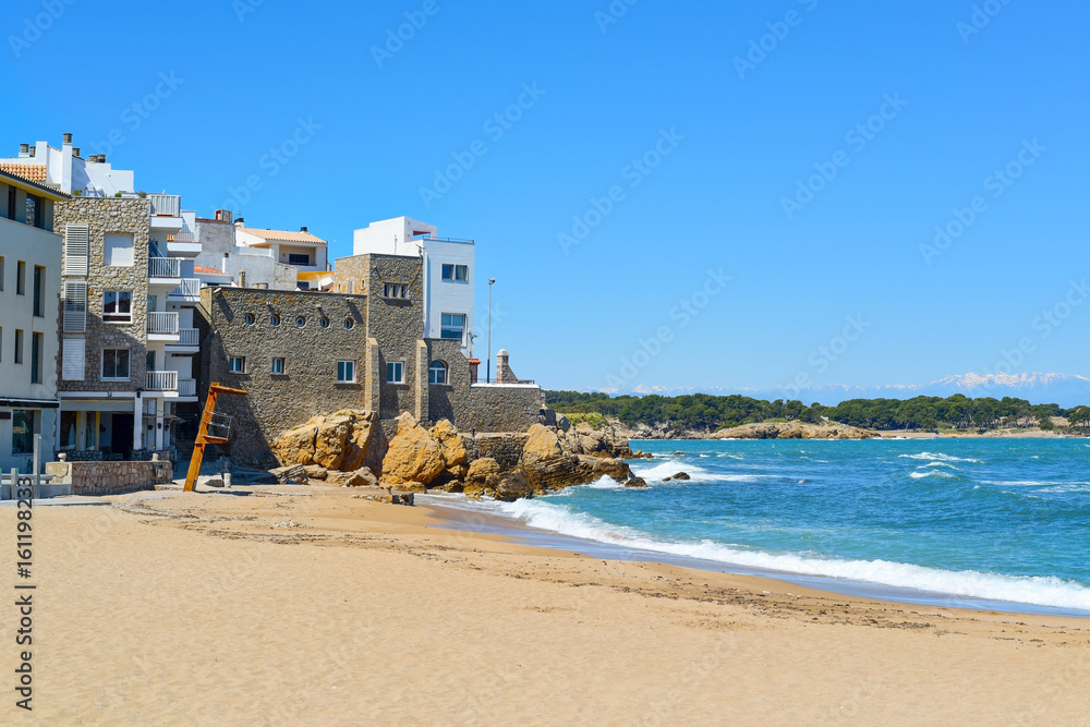 Malaespina beach in Calella de Palafrugell, Spain Malaespina beach in Calella de Palafrugell, Spain