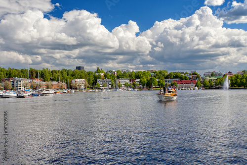 Lappeenranta, Finland - Saimaa lake in the center of the Lappeenranta