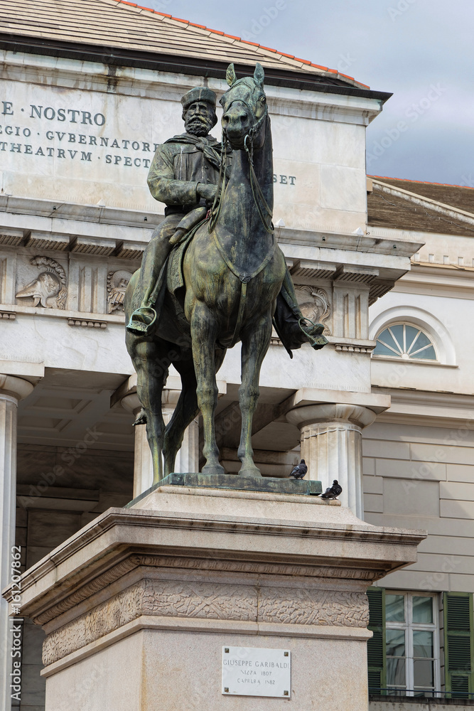 Statue de Garibaldi à Gênes