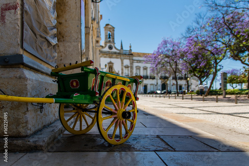 Kleine Kutsche in Faro in Algarve Portugal