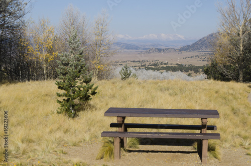 Picnic Area with Mountain View