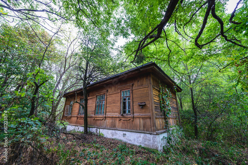 Old cottage in abandoned Pripyat city in Chernobyl Exclusion Zone, Ukraine © Fotokon