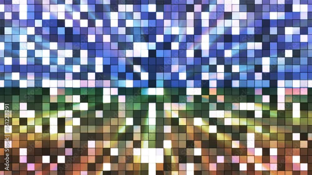 Broadcast Twinkling Hi-Tech Squares, Multi Color, Abstract, Loopable, 4K Broadcast Twinkling Hi-Tech Squares, Multi Color, Abstract, Loopable, 4K