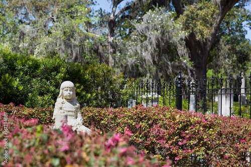 Little Gracie Statue in Bonaventure Cemetery photo