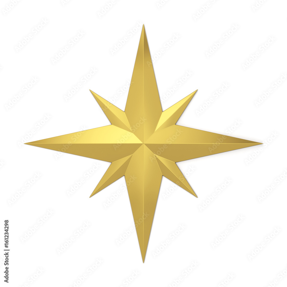 Compass rose symbol Compass rose symbol
