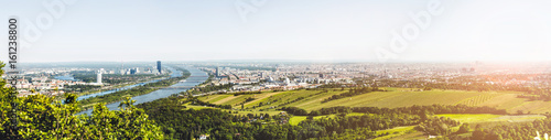 Panoramic view of Vienna, Austria from Kahlenberg