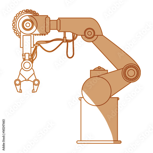Robot Arm Set icon vector illustration graphic design