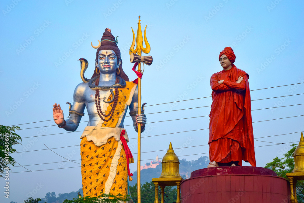 Shiva god big statue in Haridwar Shiva god big statue in Haridwar