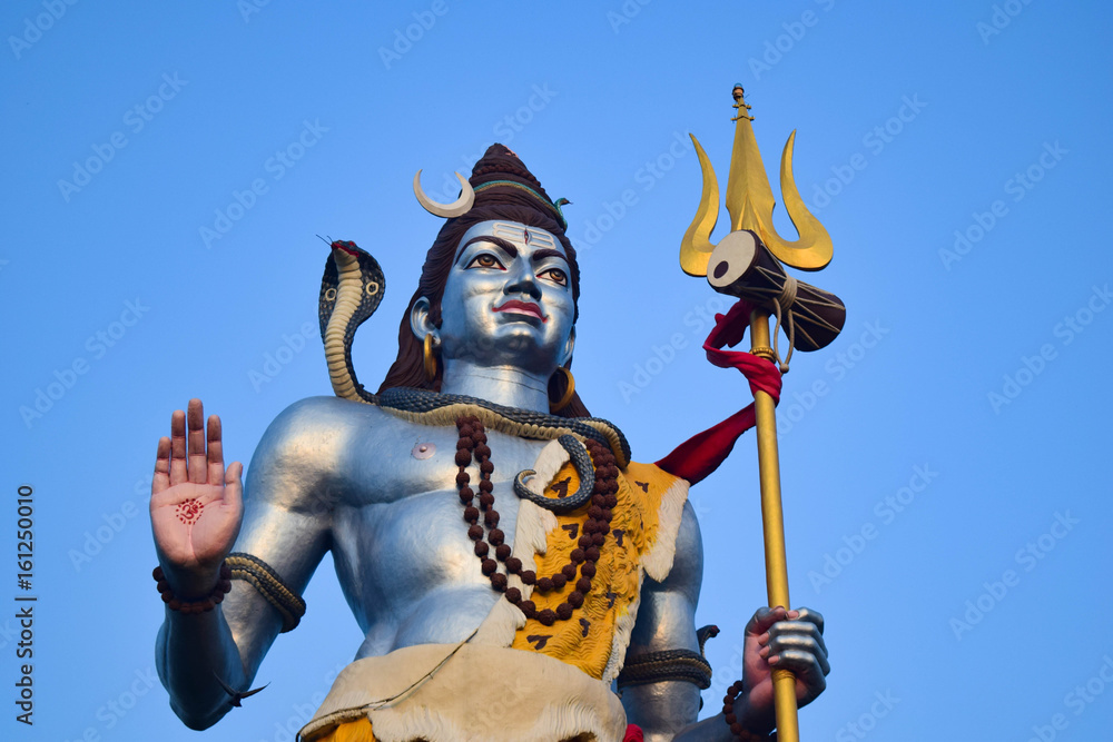 Shiva god big statue in Haridwar