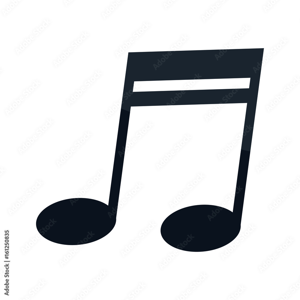 music note icon melody element symbol music note icon melody element symbol
