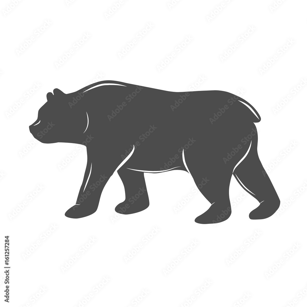Obraz premium Bear. Vector illustration