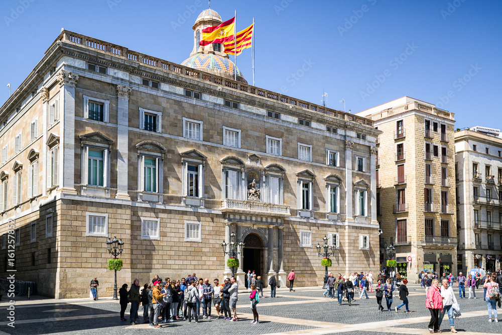 Fototapeta premium Palace Palau de la Generalitat de Catalunya, Barcelona