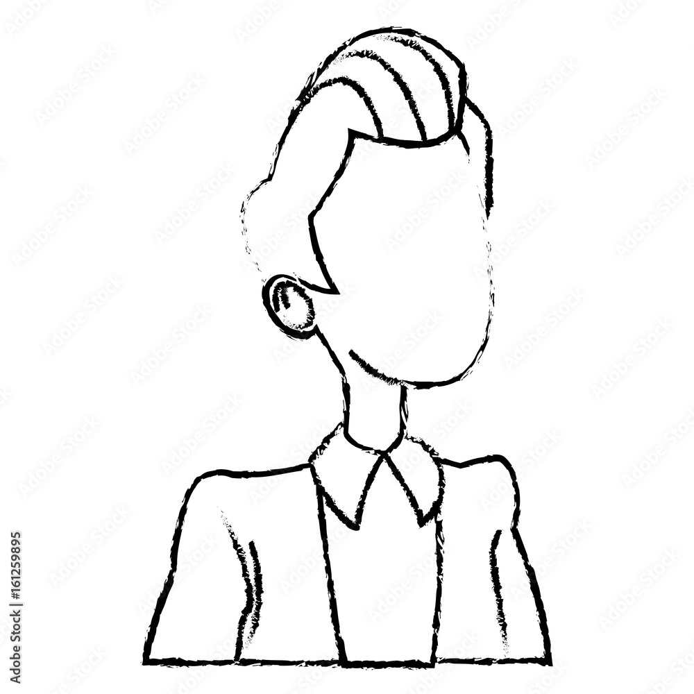 custom made wallpaper toronto digitalcartoon man business manager people portrait vector illustration