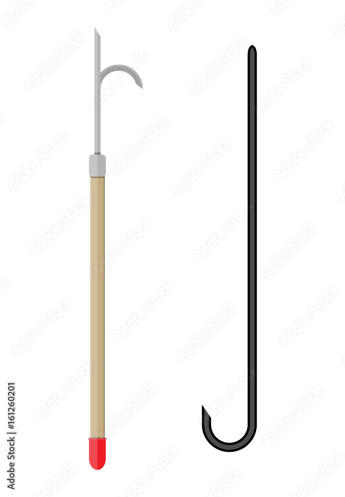 Fire hook. Fire equipment. Fire hook. Fire equipment.