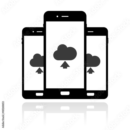 Smartphone Banner - Cloud - Upload - Smartphone