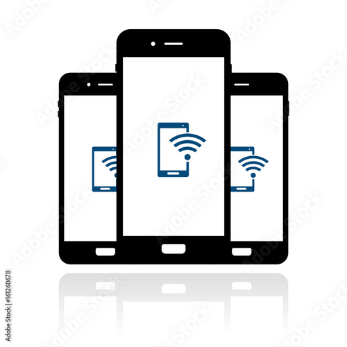 Smartphone Banner - Handy mit WLAN