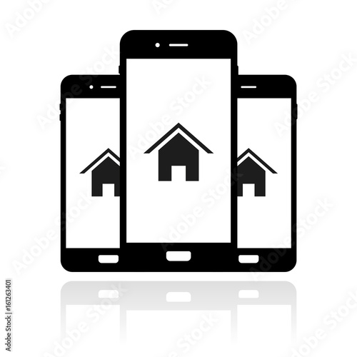 Smartphone Banner - Haus - Immobilien - Wohnungssuche