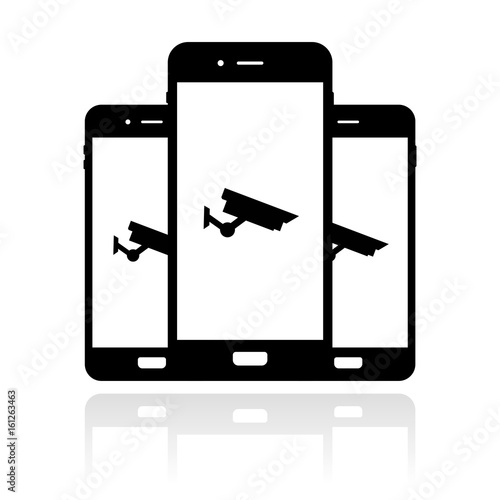 Smartphone Banner - Überwachungskamera