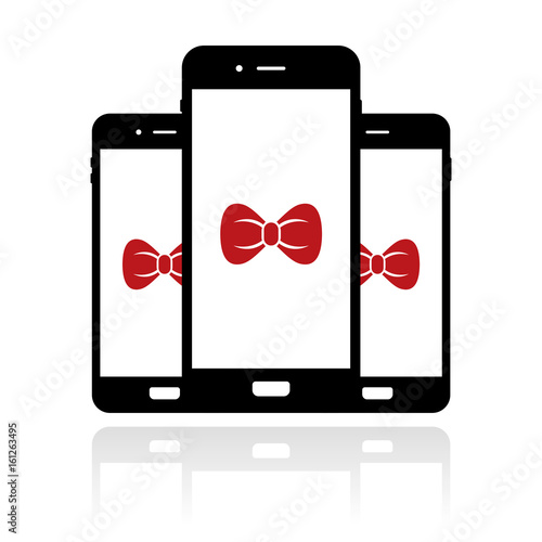 Smartphone Banner - Fliege - Schleife - Anzug
