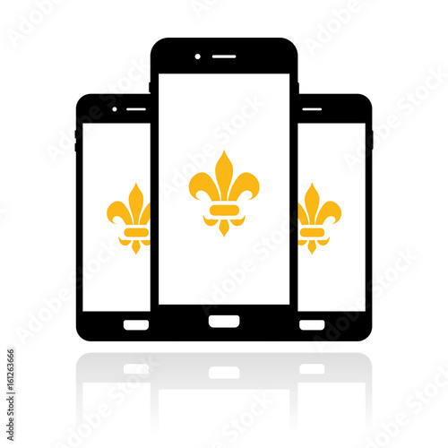 Smartphone Banner - Lilie - Renaissance - Dekoration