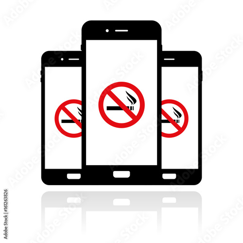 Smartphone Banner - Rauchen verboten