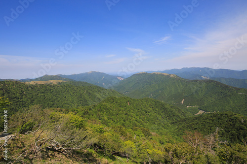 徳島県三好市 剣山 大劔神社からの風景