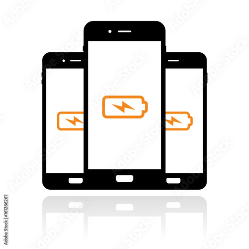 Smartphone Banner - Batterie laden - Akku