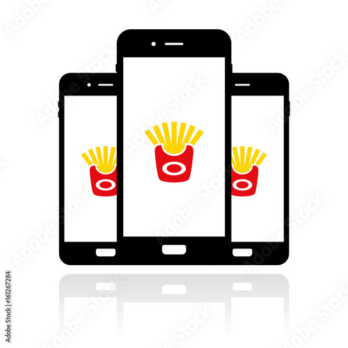 Smartphone Banner - Pommes Frites - Fast Food