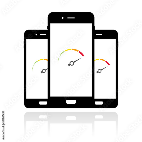 Smartphone Banner - Tacho - Geschwindigkeit