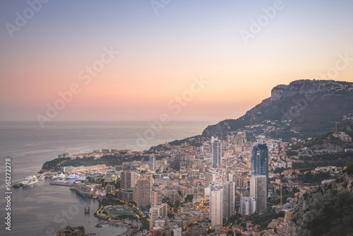 Monaco sunset