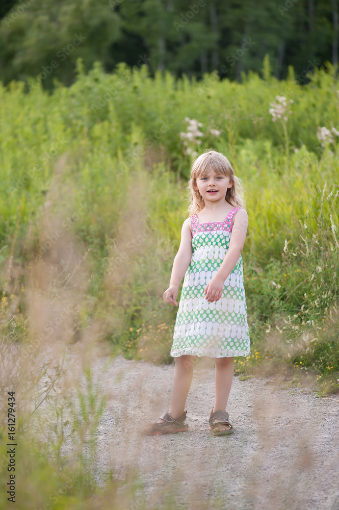 girl on a path girl on a path
