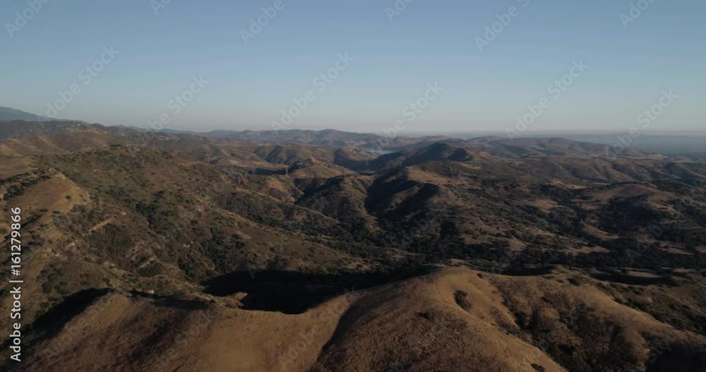 Flying into Monotone foothills in Anaheim Hills Flying into Monotone foothills in Anaheim Hills