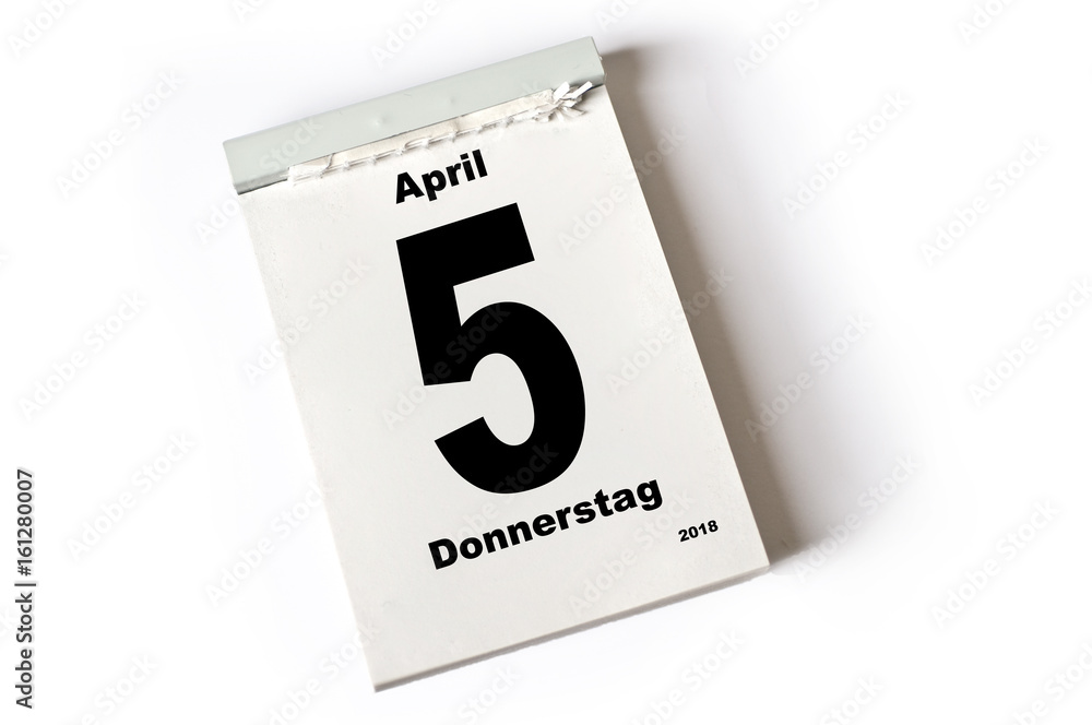 5. April 2018 5. April 2018