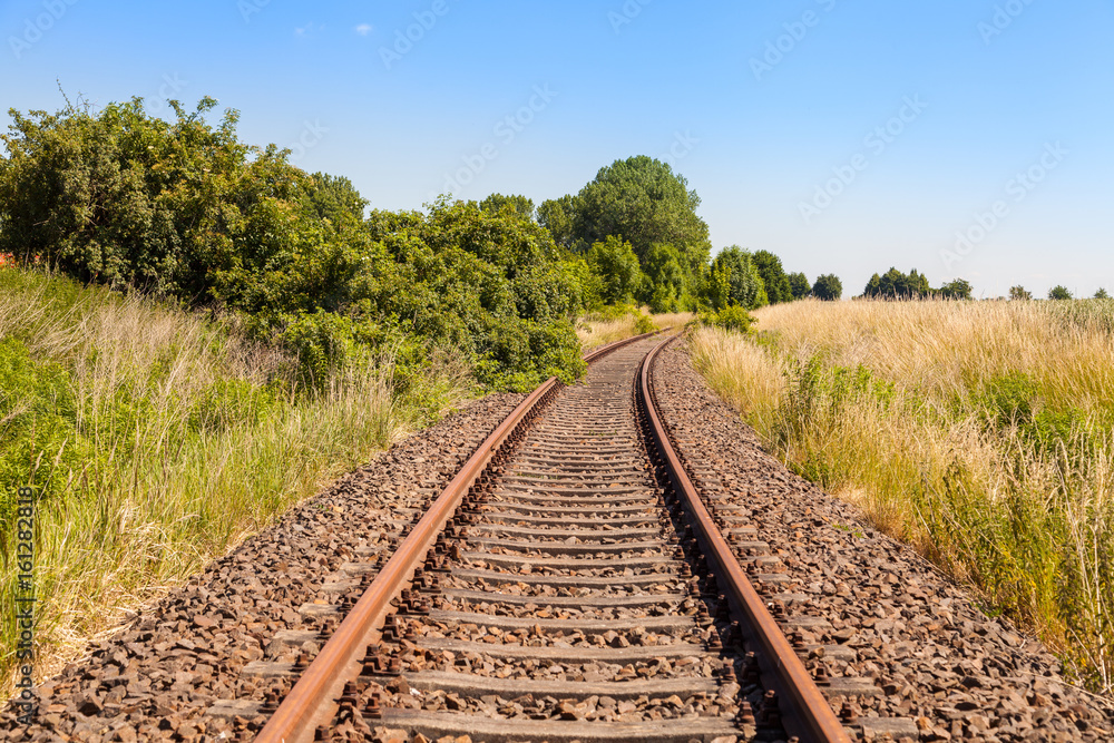 Alte Eisenbahnstrecke stillgelegt