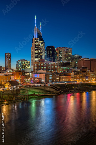 Картината върху платно nashville tennessee skyline