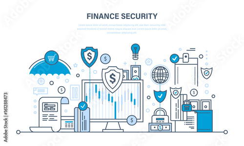 Finance and payment security, cash deposits, purchases and money transfers.