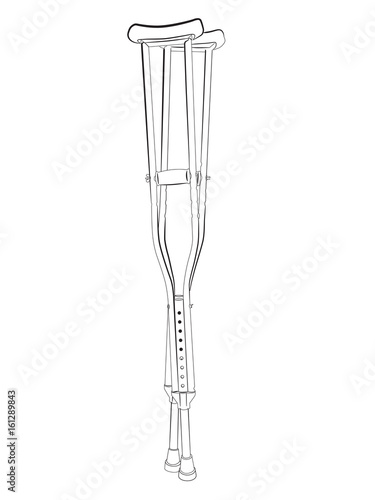 axillary crutches